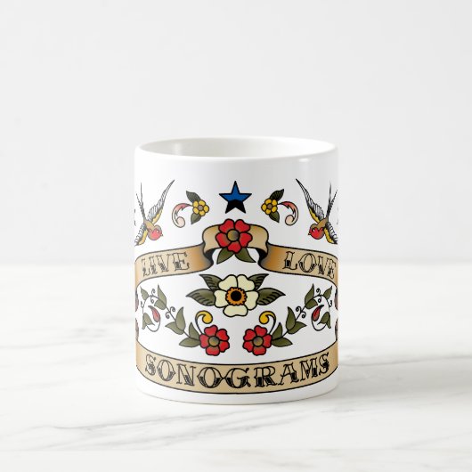 Mug Sonogrammes vivants d'amour (Centre)