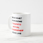 Mug sonographe médical diagnostique, génial (Devant gauche)