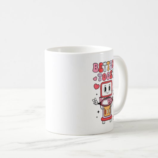 Mug Sonographe Valentines Jour Ultrasons Technologue (Devant droit)