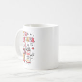 Mug Sonographe Valentines Jour Ultrasons Technologue (Devant gauche)