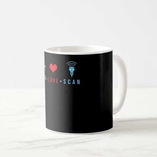 Mug Sonographer Gift (Devant droit)