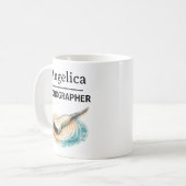Mug SONOGRAPHER Personalize Name Ultrasound Probe Gift (Devant gauche)