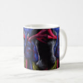 Mug Sons D'Un Coeur Bleu Anatomique Science Art (Devant droit)