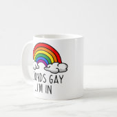 Mug SONS GAY I'M IN - Joli Rainbow (Devant gauche)
