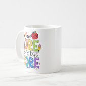 Mug Sont Plus Qu'Un Test Score Test Jour Enseignants T (Devant gauche)