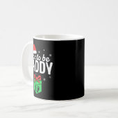 Mug Soon To Be Daddy Christmas Funny Pregnancy Announc (Devant gauche)