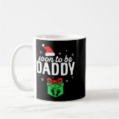 Mug Soon To Be Daddy Christmas Funny Pregnancy Announc (Gauche)