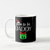 Mug Soon To Be Daddy Christmas Funny Pregnancy Announc (Gauche)