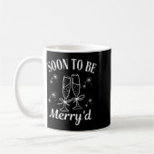 Mug Soon To Be Merry'd Christmas Couple Engagement (Gauche)