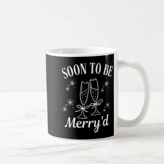 Mug Soon To Be Merry'd Christmas Couple Engagement (Droite)