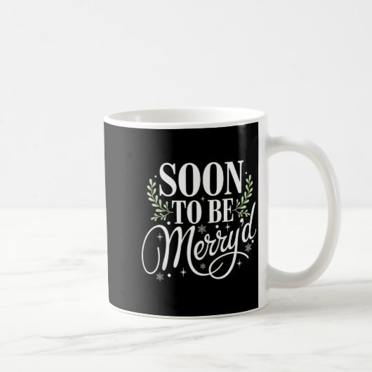 Mug Soon To Be Merry'd Christmas Engaged Fiance Santa (Droite)