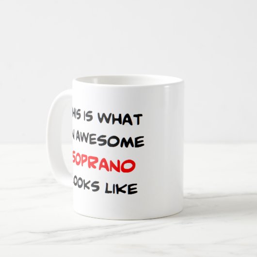 Mug soprano, formidable (Devant gauche)