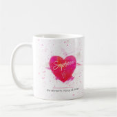 Mug Soprano Musical Coeur chante Partie (Gauche)