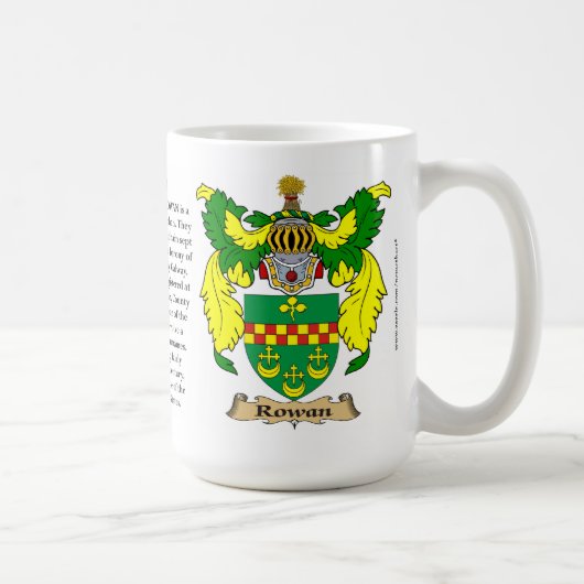 Mug Sorbe, l'origine, la signification et la crête (Droite)