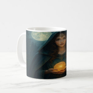 Mug Sorcelleresse mystique avec orbe lumineuse