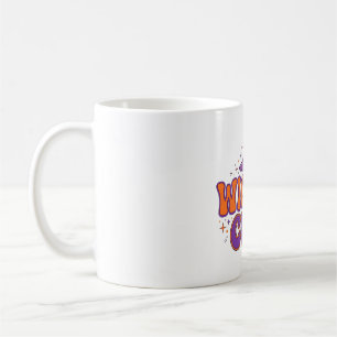 Mug Sorcellerie Mignonne Rétro Typographie Halloween A