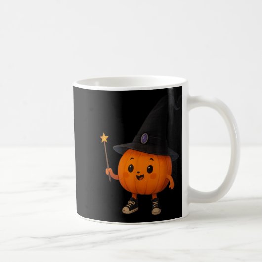 Mug Sorcier Citrouille Adorable (Droite)