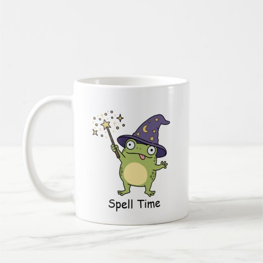 Mug Sorcier Grenouille Lancant des Sorts (Gauche)