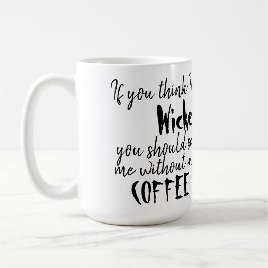 Mug Sorcière avec devis (Gauche)