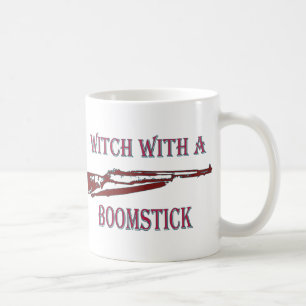 Mug Sorcière avec un boomstick 2