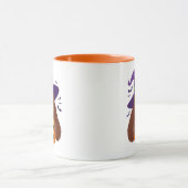 Mug Sorcière Bigfoot avec Halloween citrouille (Centre)