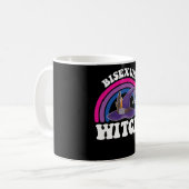Mug Sorcière bisexuelle Fierté Bi Halloween (Devant gauche)
