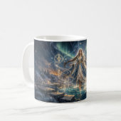 Mug Sorcière Céleste Mystique – Fantastique Doré (Devant gauche)