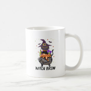 Mug Sorcière - Chat portant une sorcière
