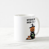 Mug Sorcière citrouille (Devant droit)