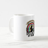 Mug Sorcière Comptable Rétro Halloween Comptabilité De (Devant gauche)