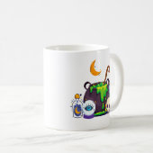 Mug Sorcière Cuisine Cauldron Potion Sous Le Lune (Devant droit)