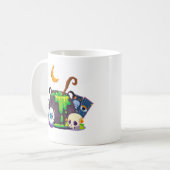 Mug Sorcière Cuisine Cauldron Potion Sous Le Lune (Devant gauche)