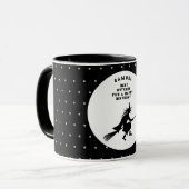 Mug Sorcière d'anniversaire d'Halloween pour enfants (Devant gauche)