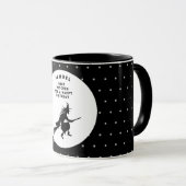 Mug Sorcière d'anniversaire d'Halloween pour enfants (Devant droit)