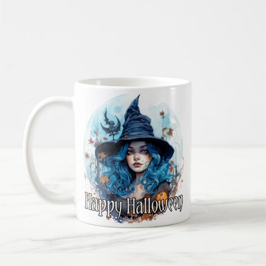 Mug Sorcière d'automne | Bonne Halloween (Gauche)