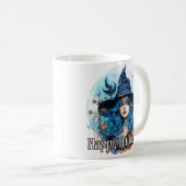Mug Sorcière d'Automne | Joyeux Halloween (Devant droit)