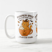 Mug Sorcière de chat gingembre - Joli design d'Hallowe (Gauche)