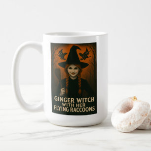 Mug Sorcière de gingembre avec ses Raccoons Volants V2