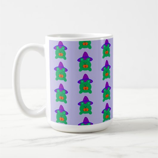 Mug Sorcière de grenouille d'Halloween (Gauche)