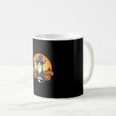Mug Sorcière de Halloween Chat Citrouille Lune Dessin_ (Devant droit)