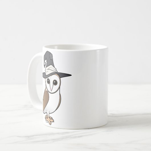 Mug Sorcière de hibou de grange de Birdorable (Devant gauche)