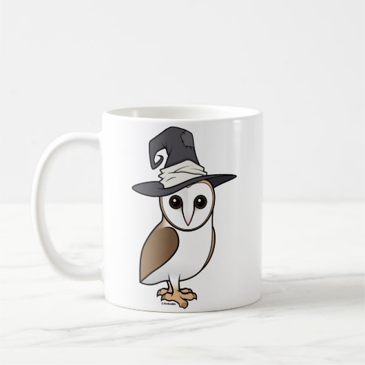 Mug Sorcière de hibou de grange de Birdorable (Gauche)