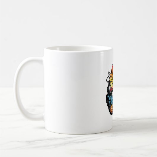 Mug Sorcière de la période d'Halloween Citrouilles Cha (Gauche)