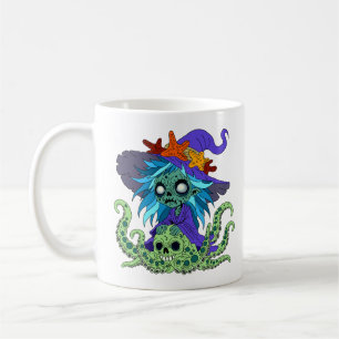 Mug Sorcière de mer zombie de dessin animé