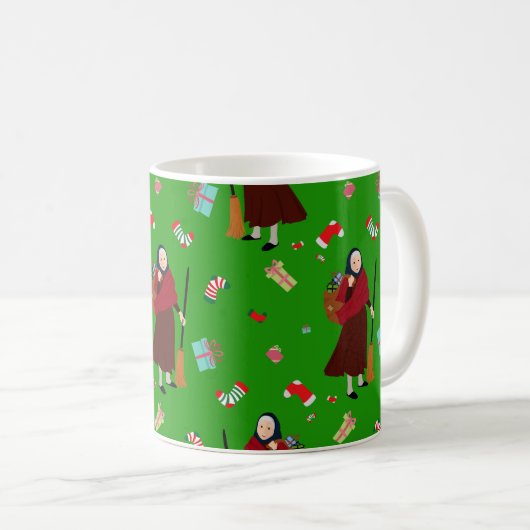 Mug sorcière de noël Befana (Devant droit)