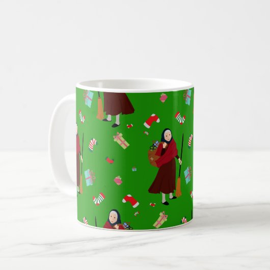 Mug sorcière de noël Befana (Devant gauche)