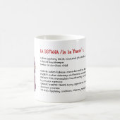 Mug Sorcière de Noël italienne La Befana Dictionnaire (Centre)