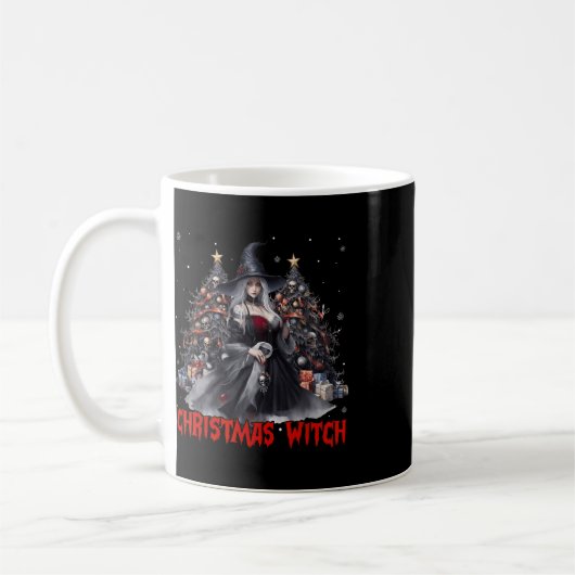 Mug Sorcière de Noël Occulte Goth Witchy Femmes esthét (Gauche)