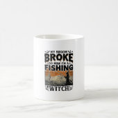 Mug Sorcière de pêche Halloween Dessin Vectoriel Vinta (Centre)