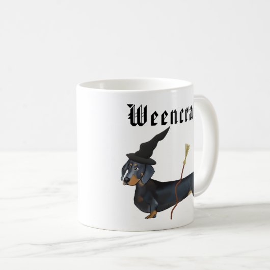 Mug Sorcière de teckel de Weencraft drôle (Devant droit)
